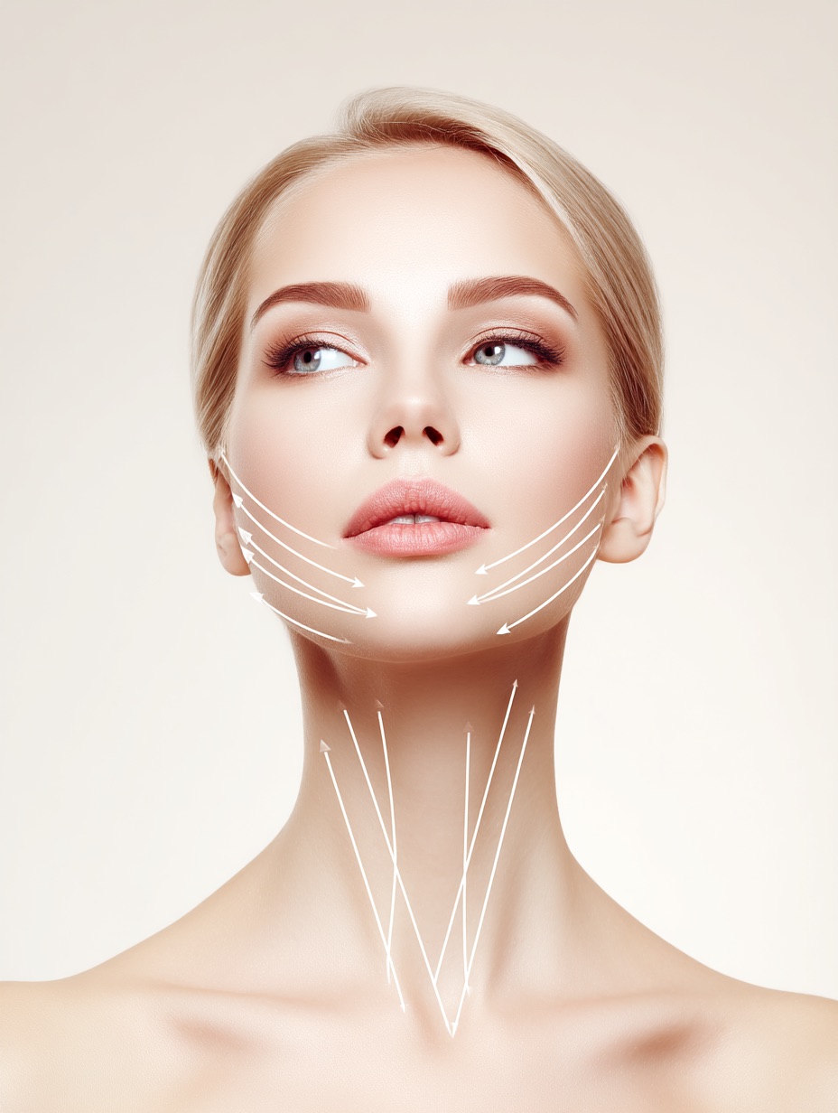 straffe Konturen scharfe Jawline mit Ultraschall3D bei Kosmetikconcept in Hannover